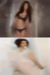 Man making breast woman swing